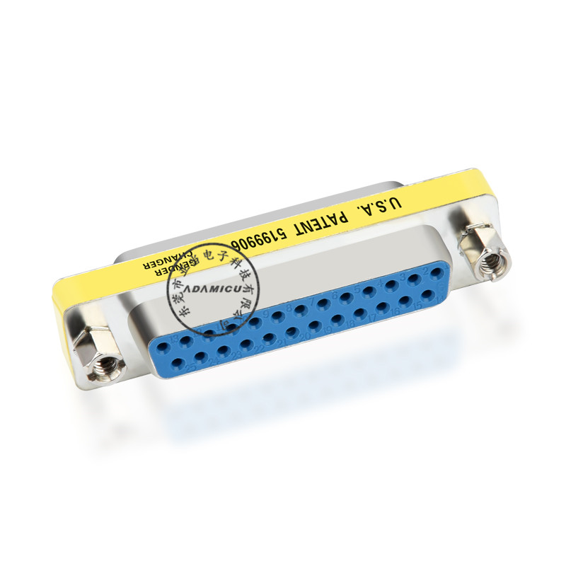 d sub db 25 pin weiblich zu weiblich gender changer connector